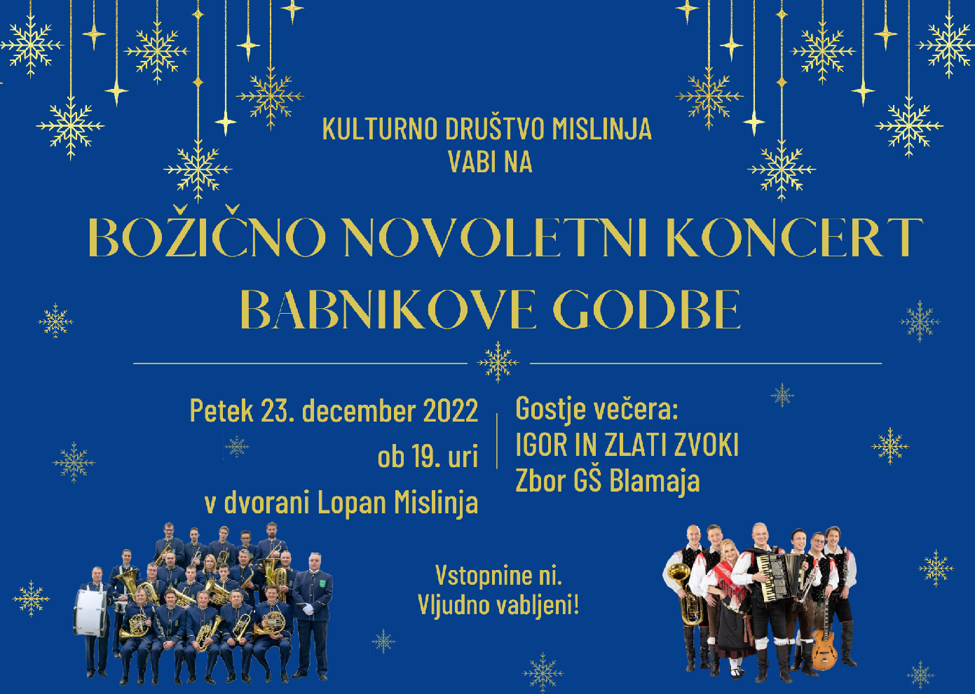 Božično novoletni koncert Babnikove godbe